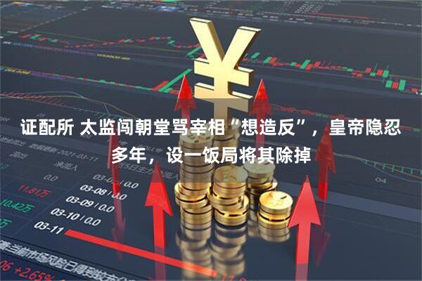 证配所 太监闯朝堂骂宰相“想造反”，皇帝隐忍多年，设一饭局将其除掉