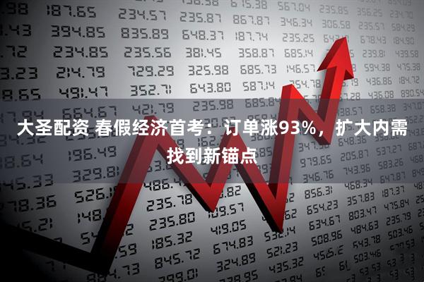 大圣配资 春假经济首考：订单涨93%，扩大内需找到新锚点