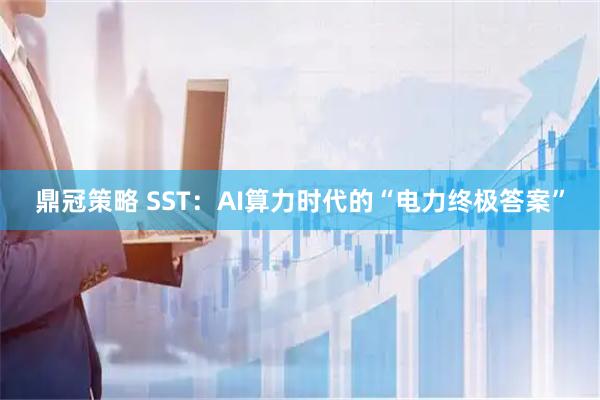 鼎冠策略 SST：AI算力时代的“电力终极答案”